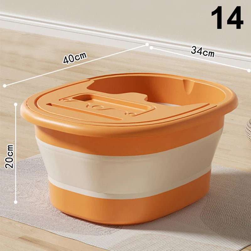1Pcs Foldable Home Foot Bath Bucket Portable Foot Soak Foot Tub Massage Foot Wash Leisure Health Bucket Foot Bath Basin