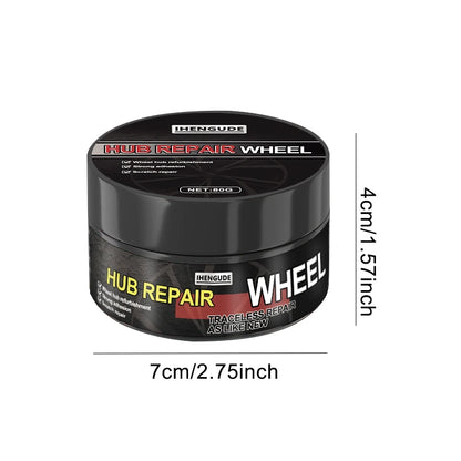 Universal Wheel Hub Repair Kit - Alloy Wheel Scratch Repair Tool, Car Scratch Repair Wax, Scratch Remover and Oxidation Cleaning Repair Paste