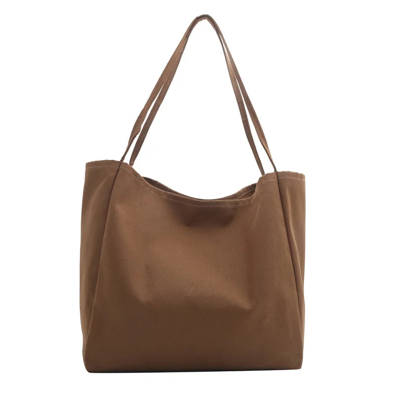 HOMEFISH  Large Capacity  Shopper Totes High Quality Eco Reusable Grocery Handbag For Women Travel Shoulder Bags Daily Pouch