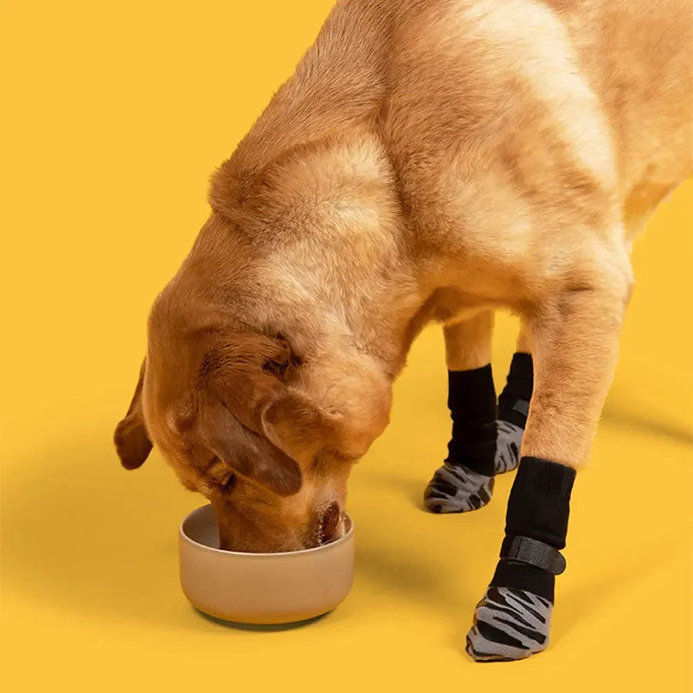 Premium Non-slip Dog Socks for Hardwood Floors Extra-thick Grip Can Effectively Prevent Licking Slipping and Protect Dog Paws