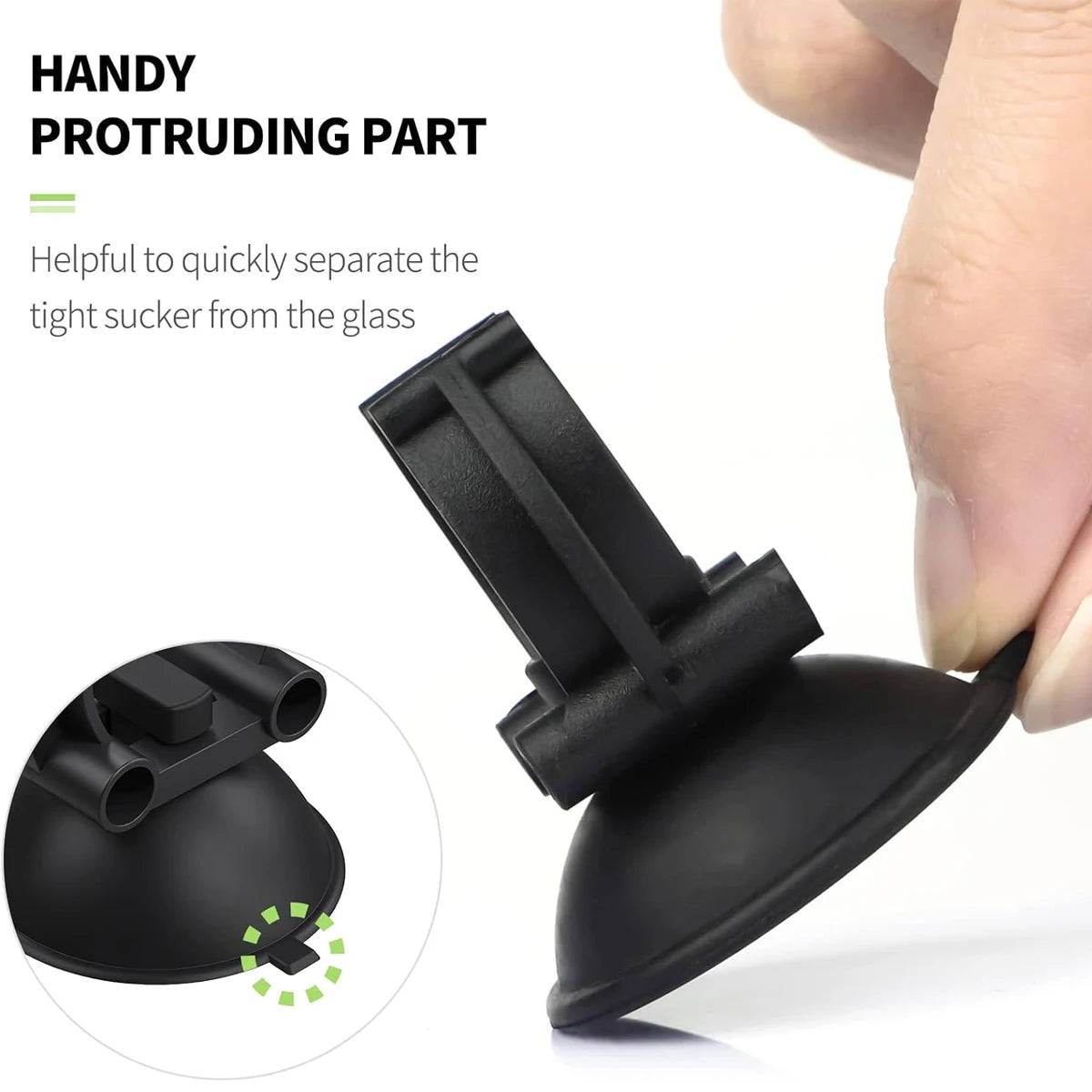 4Pcs Aquarium Heater Suction Cup with 0.98 Inch Clip Black Standard Heater Rod Holder Clip For Fish Tank