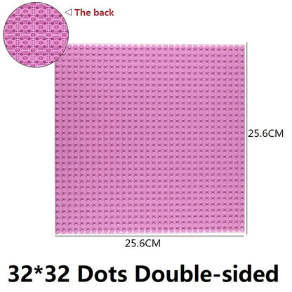 Single Double Sided Classic Base Plates Blocks Plates  32x32 16x16 16x32 Dots DIY Simulated scene Building block base Toy