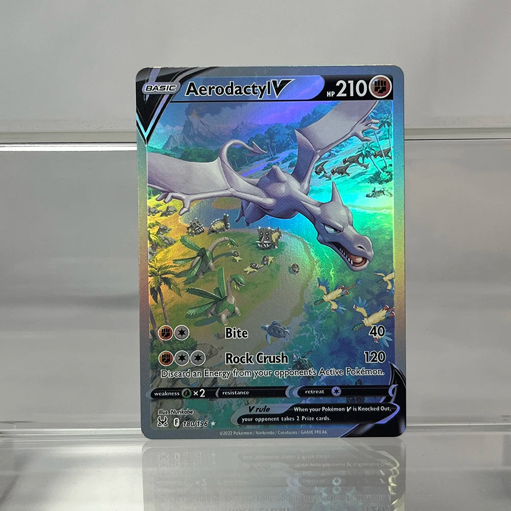 Foil PKM Single Cards Pikachu Charizard EX Bubble Mew Game Rare Collection Cards PTCG Rainbow Proxy Cards