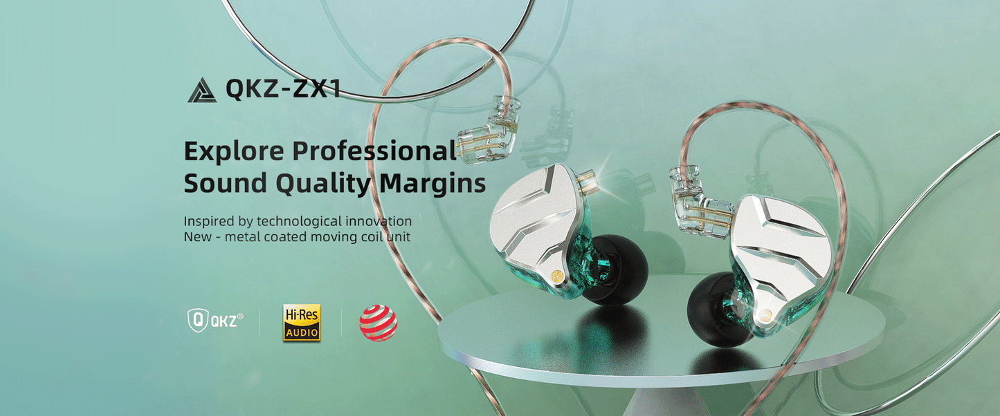 QKZ AK6 SK7 Copper Driver HiFi Wired Earphone with MIC Sport Running Headphones Bass Stereo Headset Music Earbuds fone de ouvido