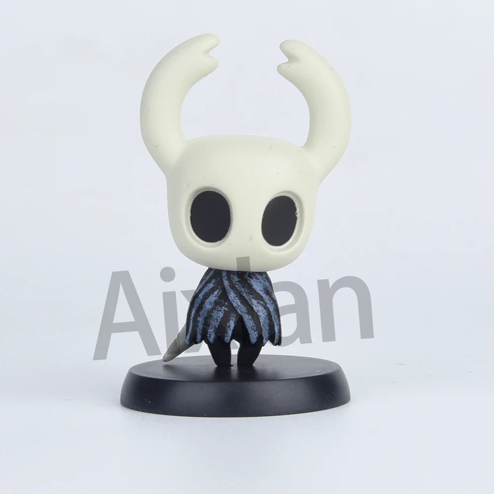 Aixlan 4PCS Set Hollow Knight Figure Hornet 6-9cm Cute Edition Hollow Knight PVC Action Figure Amine Collectible Figurine