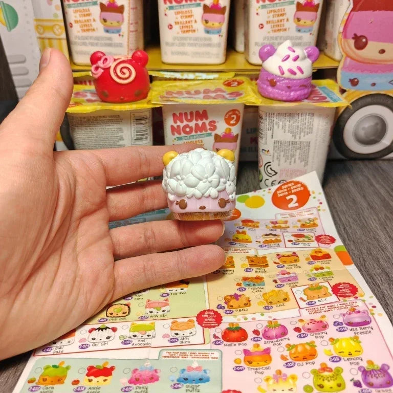 Numnoms Lipgloss Stamp Smell So Delicious Blind Box Doll Gifts Toy Model Anime Figures Collect Ornaments