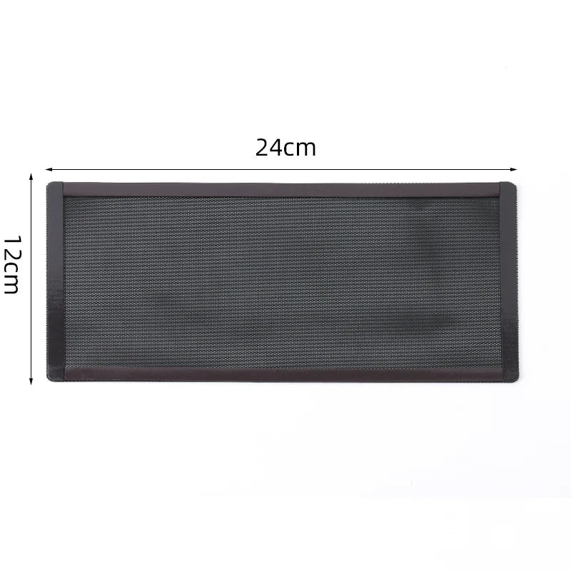 12x12cm 12x24cm Dust Filter For Computer Cooler Fan, Magnetic Frame PC Fan Dust Mesh PC Cooler Filter Dustproof PVC Cover