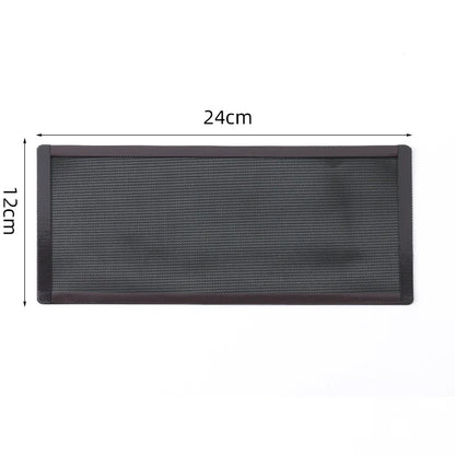 12x12cm 12x24cm Dust Filter For Computer Cooler Fan, Magnetic Frame PC Fan Dust Mesh PC Cooler Filter Dustproof PVC Cover