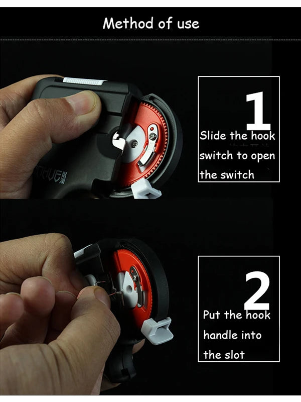 Fishing Automatic Hook Tier Fishing Line Tying Device Portable Electric Fishing Hooks Tie Machine Fishing Tool