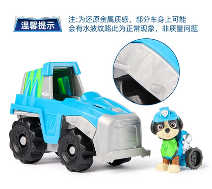 100% Genuine Paw Patrol Kids Toy vehicles with Action Figure Dogs Anime Doll Kids Model Children Birthday Christmas Gift
