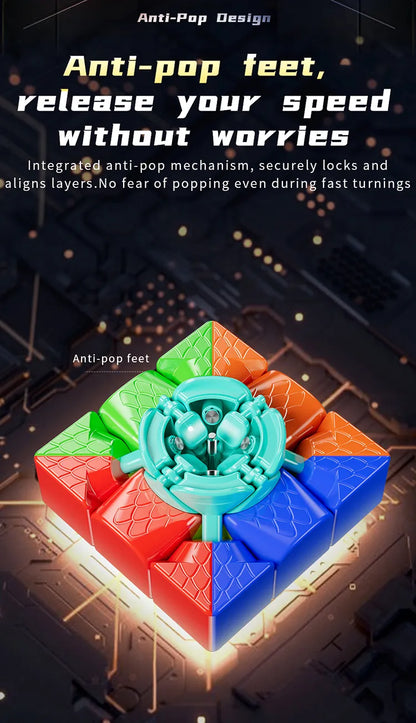 [CubeFun] MoYu RS3M V5 3x3x3 Magnetic Magic Cube Ball Core Professional Cubo Magic Speed 3x3 Cube RS3M Moyu Cubing Puzzle Toys