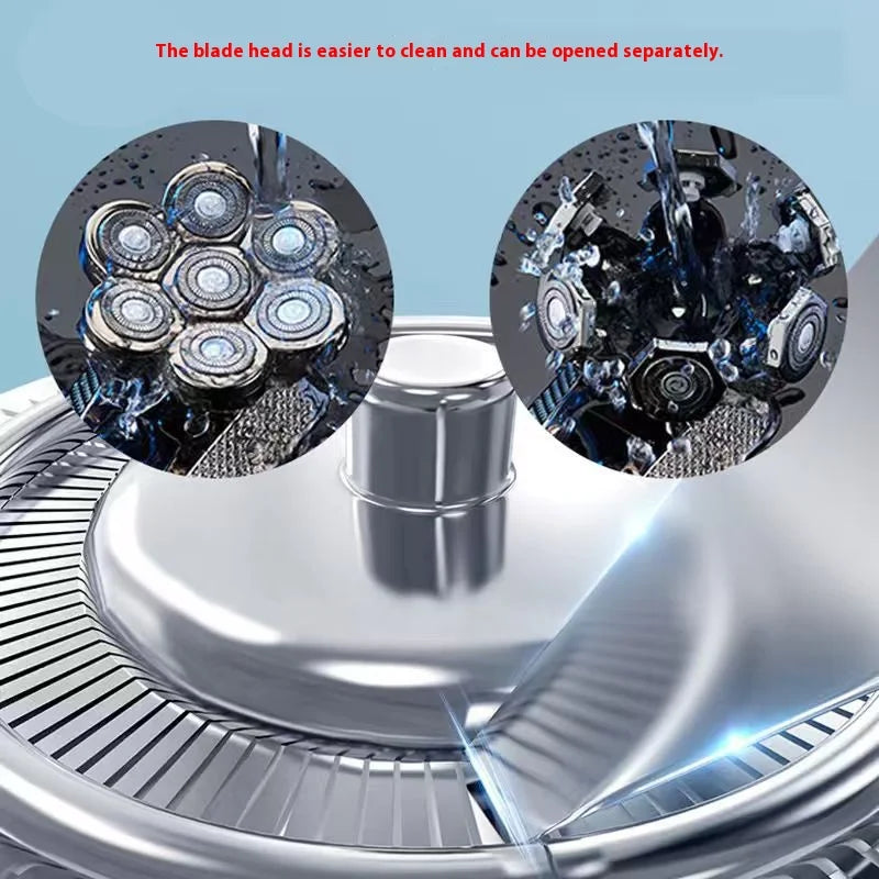Mens 7 Blade Razor Replacement Shaving Heads Floating Washable Electric 7D Shavers Trimmers Kit Cutter Blades