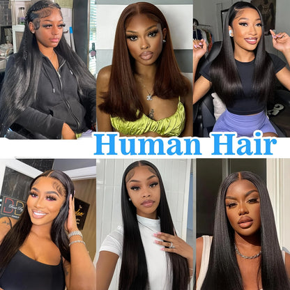 30 32 Inch Bone Straight Bundles Human Hair 100% Unprocessed Raw Remy Hair 3 4 Bundles Brazilian Extension Double Weft For Women