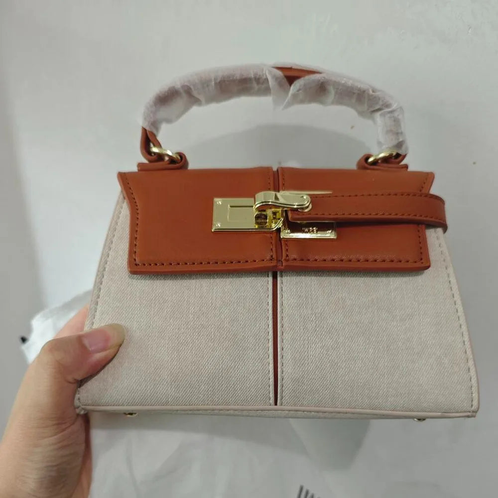 2025 Trapezoidal Leather Women's Bag Versatile Fashion Niche Handbag Top-handle Bags на сумки плечо кожаная sac de luxe femme