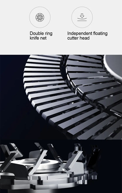 XIAOMI MIJIA S100 Electric Shaver Twin Blade Portable Dry Wet Razor Beard Trimmer Cutter USB Rechargeable For Men Razors Machine
