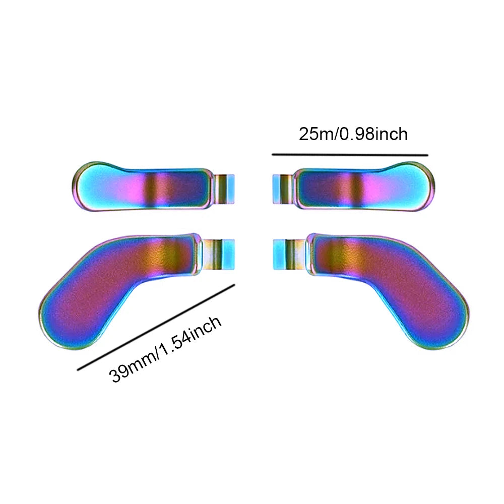 4 In 1 Metal Paddles Controller Trigger Back Button for Xbox One Elite Series 2 Controller Accessories Gamepad Parts