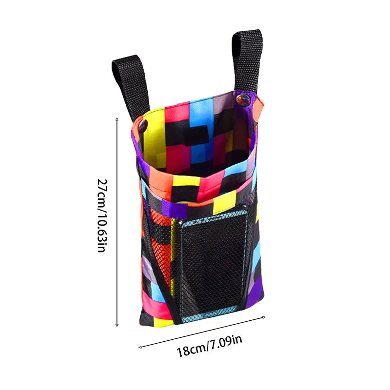 Bicycle Storage Bag Detachable Basket Front Handle Large Capacity Pocket Bicycle Motorcycle  Mobile Phone Bag Accessory