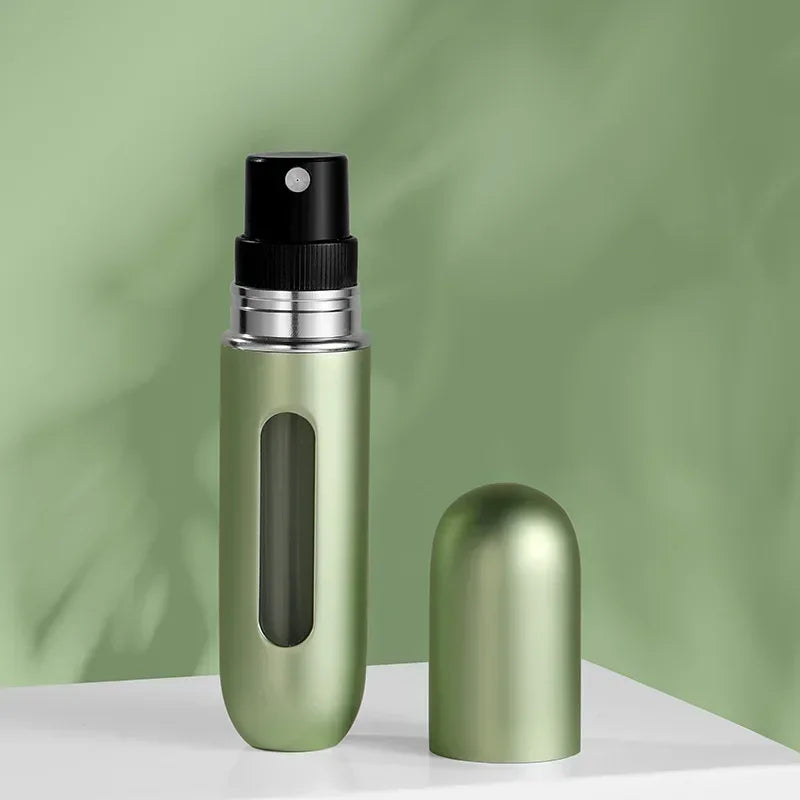 5ml Mini Portable Bottom-Filling Pump Perfume Refillable Spray Bottle Empty Cosmetic Containers Atomizer Bottle Travel Refill