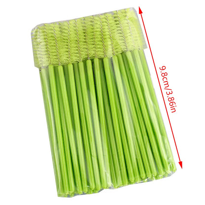 50Pcs Eyelash Brushes Makeup Brushes Disposable Mascara Wands Applicator Spoolers Eye Lashes Cosmetic Brush Lash Extension Tool