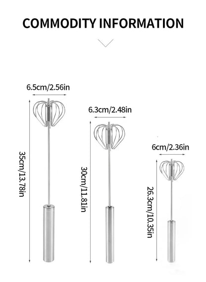Semi Automatic Egg Beater Rotating Cream Egg Mixer Household Manual Egg Beater Baking Tool Kitchen Tools