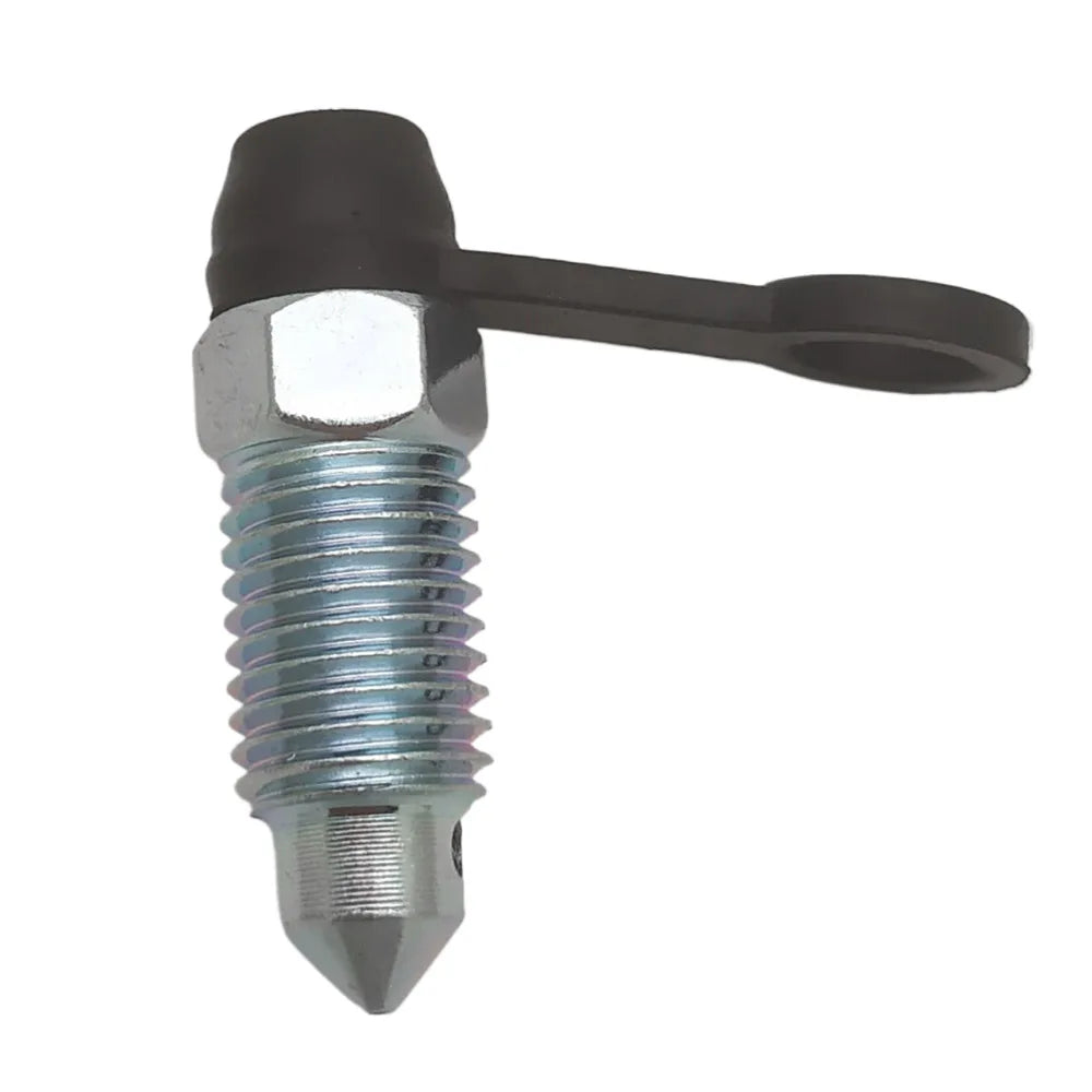 Motorcycle Brake Caliper Oil Drain Deflation Screws M8 M10 with Rubber Cap for Brembo Caliper Air Bleed Nipple Bolts