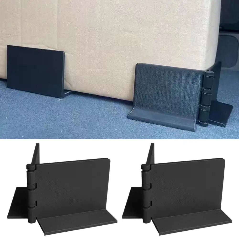 Universal Non-Drilling Car Trunk Fixing Bracket (2pcs) Heavy Duty Anti-Slip Rubber Buckle Cargo Organizer for Sedan & SUV