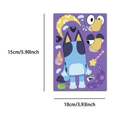 8PCS Cartoon Cute Bruy Creative Collage Classic Children's Stickers Scrapbook Phone Case Notebook Guitar Decorative Stickers