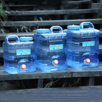 7.5/10/15L Drinking Water Container with Spigot Leakproof Camping Water Tank Large Capacity Water Storage Carrier for Hiking Car