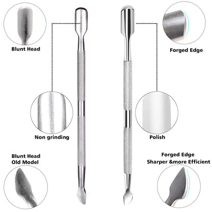 LULAA Cuticle Trimmer Professional Pedicure and Nail Care Tool Suitable for Removing Dead Skin from Fingernails and Toenails