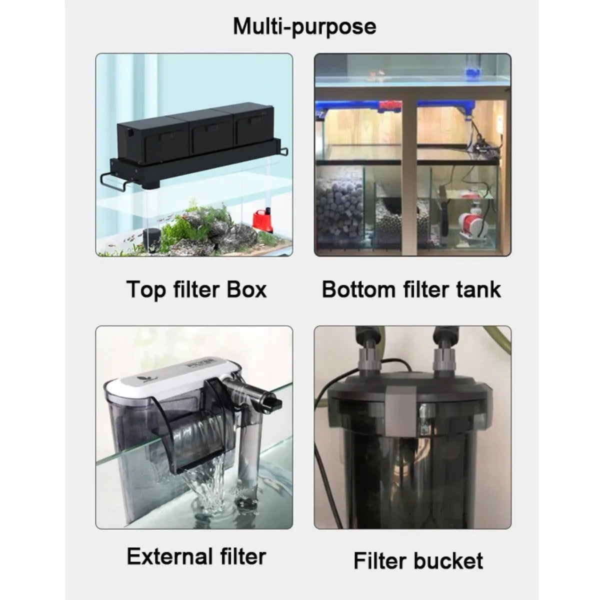 15 Layers Aquarium Filter Media Sponge 15D Fish Tank No Glue Foam Biochemical Cotton Aquarium Accessories Filter Meterial