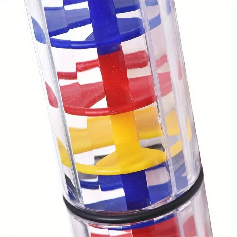 1Pc Rainmaker Musical Toy, Rain Stick Bell Hand Shaking Toy Montessori Sensory Toy Educational Baby Instrument Toy