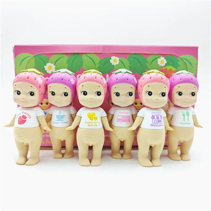 Sonny Angel Blind Box Toys Seoul Series Anime Action Figures Ornaments Strawberry Dolls Fans Children Christmas Birthday Gifts