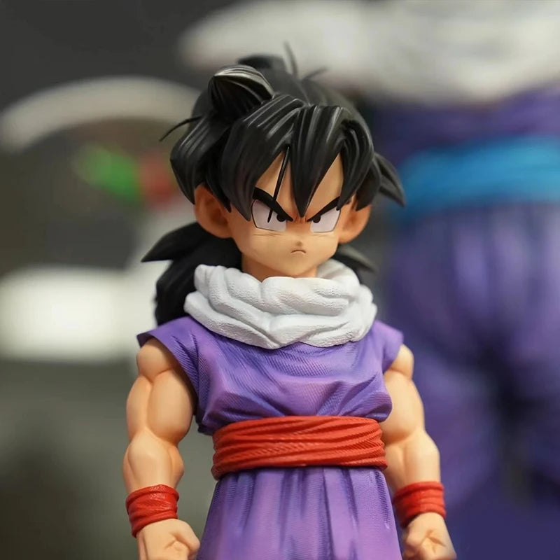 28cm Anime Dragon Ball Kids Krillin Son Gohan Trunks PVC Action Figures Model Collection Desktop Decoration Toys Kids Gifts