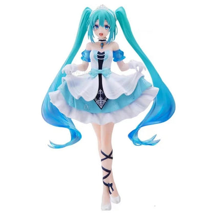 Anime Figure Cherry Blossoms Dress Action Figures Kawaii Swimsuit Vocaloid PVC Collectible Model Toys Girl Gift