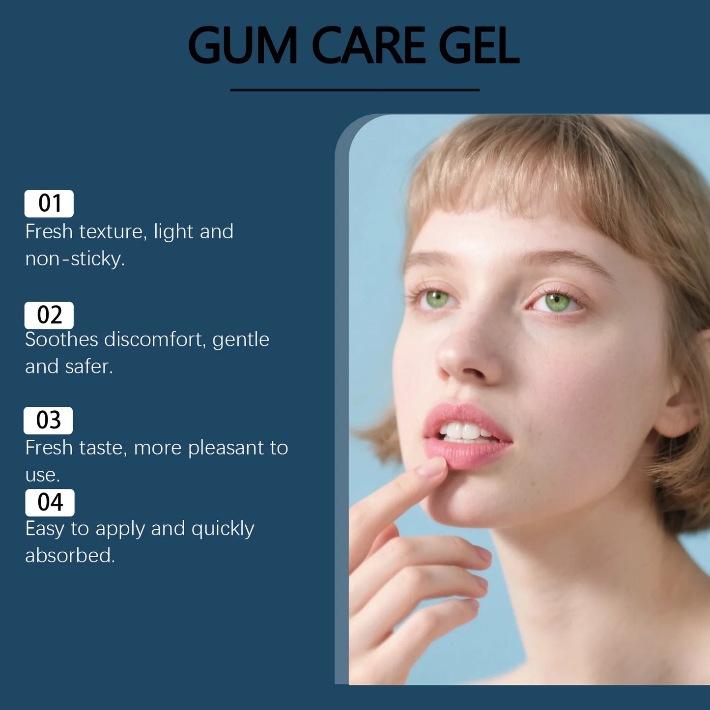 Gum Repair Gel Effectively Relieve Sore Tooth Allergy Heal Damaged Gums Clean Teeth Stains Tartar Remove Odor Gums Oral Care Gel