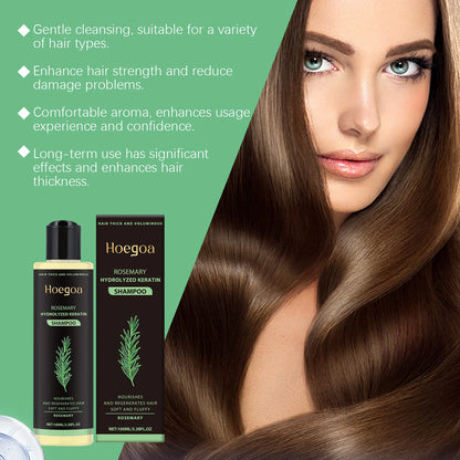 Natural Rosemary Hair Shampoo Reduce Hair Loss Clean Dandruff Nourish Moisturize Scalp Improve Hair Quality Hair Care Product