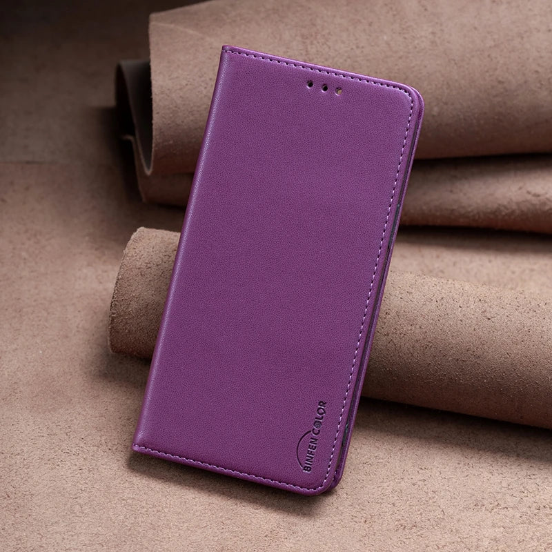 For Samsung Galaxy S25 FE Case Magnetic Flip Phone Case on For Fundas Samsung S25 FE S25FE 5G SM-S731B Leather Card Cover Coque