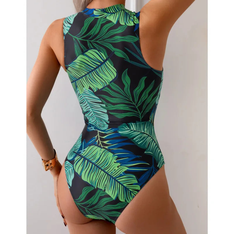 One Piece Large Swimsuits Closed Plus Size Swimwear Push Up Female Body Bathing Suits For Pool Beachwear Women's Swimming Suit
