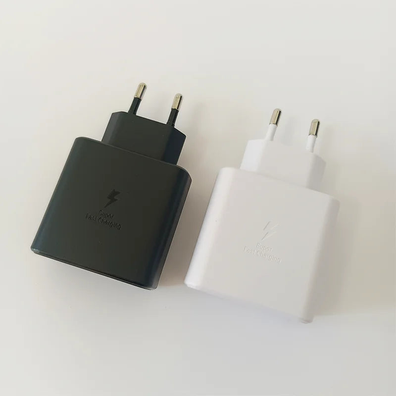 45W Original Samsung Charger Fast Charge Type C Adapter for Galaxy S26+ S25 Ultra S24 FE S23 A07 A55 Note 20 5G F70e F56 F07 F16