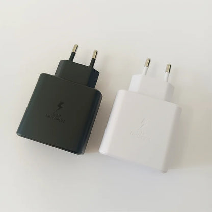45W Original Samsung Charger Fast Charge Type C Adapter for Galaxy S26+ S25 Ultra S24 FE S23 A07 A55 Note 20 5G F70e F56 F07 F16