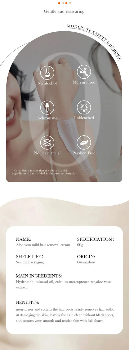 Hair Removal Cream Permanent Epilator Cream Intimate Areas Health Painless Hair Remover Growth Inhibitor for Men Woman Body Care