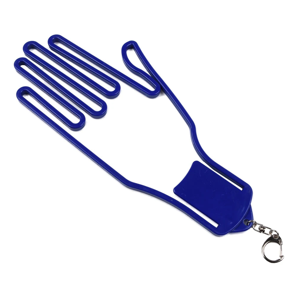 1pc Golf Gloves Stretcher Holder Keeper Hanger Gloves Support Frame Holder Rack Dryer Shaper Accessories Plastic with Metal Buck
