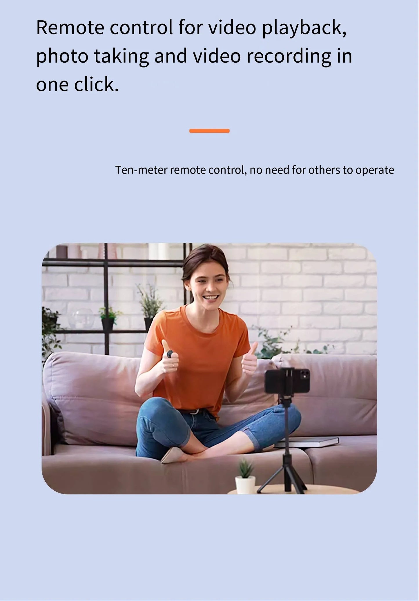 Wireless Automatic Clicker Remote Control Page Turner Continuous Click Device for eBooks Wireless Selfie Button Scroll Function