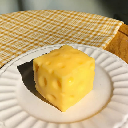 5CM Cheese Squeeze Toy Extra Large Size Cheese Squishy Fidget Toys Slow Rebound Shapeable Venting Ball for Adults Gifts 2026 New
