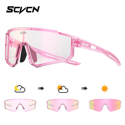SCVCN Fashion Street Sunglasses for Men Sport Y2K Cycling Glasses MTB Bike Bicycle Camping Golf UV400 Glasses Women Baseball