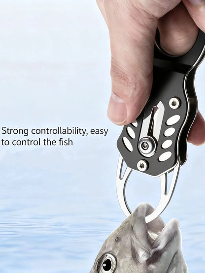 Mini fishing control device, multifunctional stainless steel fishing pliers, portable lure fishing tool, bass handling pliers