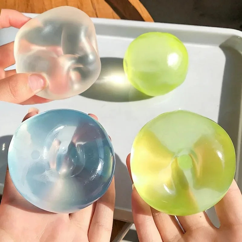 Moldable Squishy Pearl Coconut Oil Squeeze Toy Moldable Stress Ball Squishy Toy Slow Rising Decompression Sensory Toy for Adult