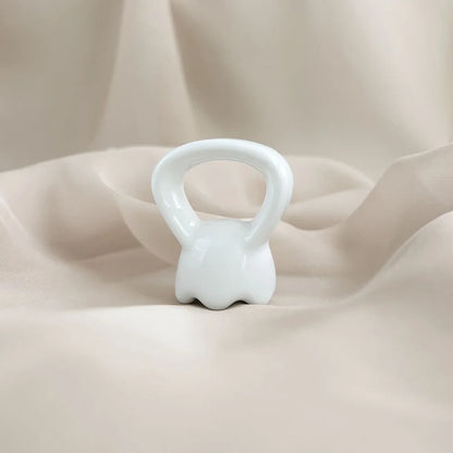 Massage Gua Sha Plate Ceramic Guasha Massage Board Ring Shape Skin Tightening Compact Ergonomic for Face Head Shoulder Knee