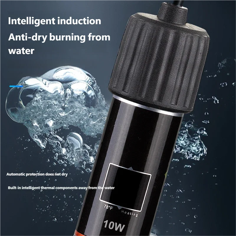 USB Mini Aquarium heating rod for Small Fish Tank 26°C Constant Temperature Aquarium Heater Submersible Thermostat Heater 10W