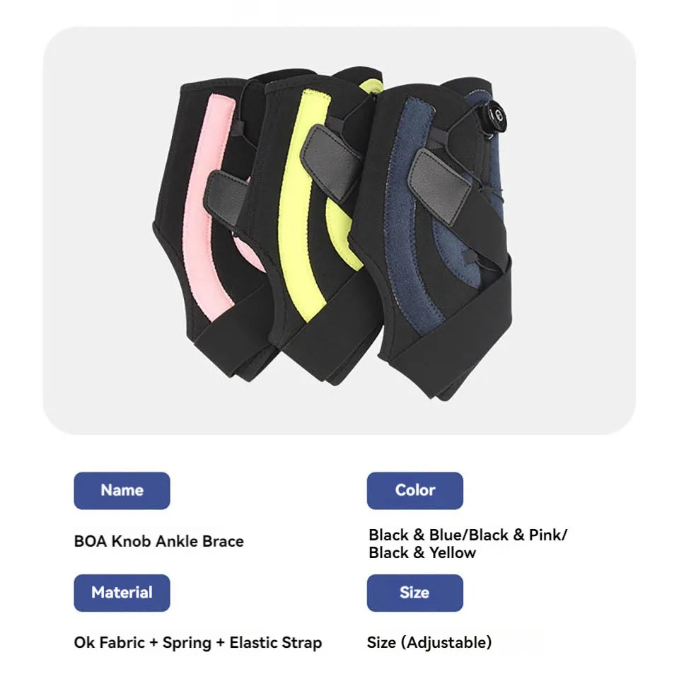 GOBYGO 1Pcs Sport Ankle Protectors Sprain Recovery Joint Protectors Pressurized Support Fixed Rehabilitation Men Women Unisex